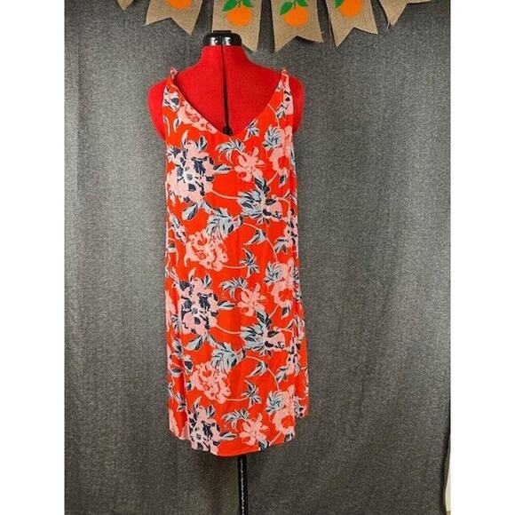 Madison Dresses & Skirts - Madison Womens Sleeveless Dress Red White And Blue Floral Size Small (New)